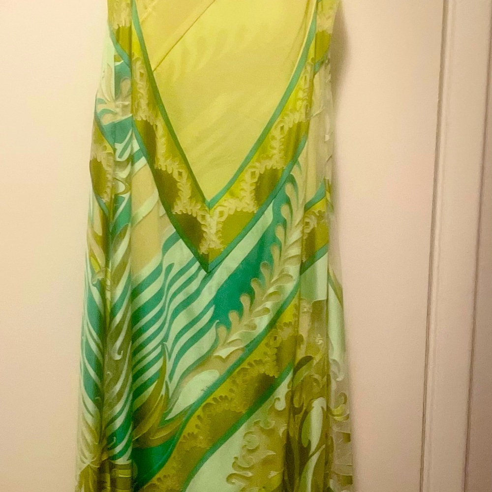 Emilio Pucci Green and Yellow Dress